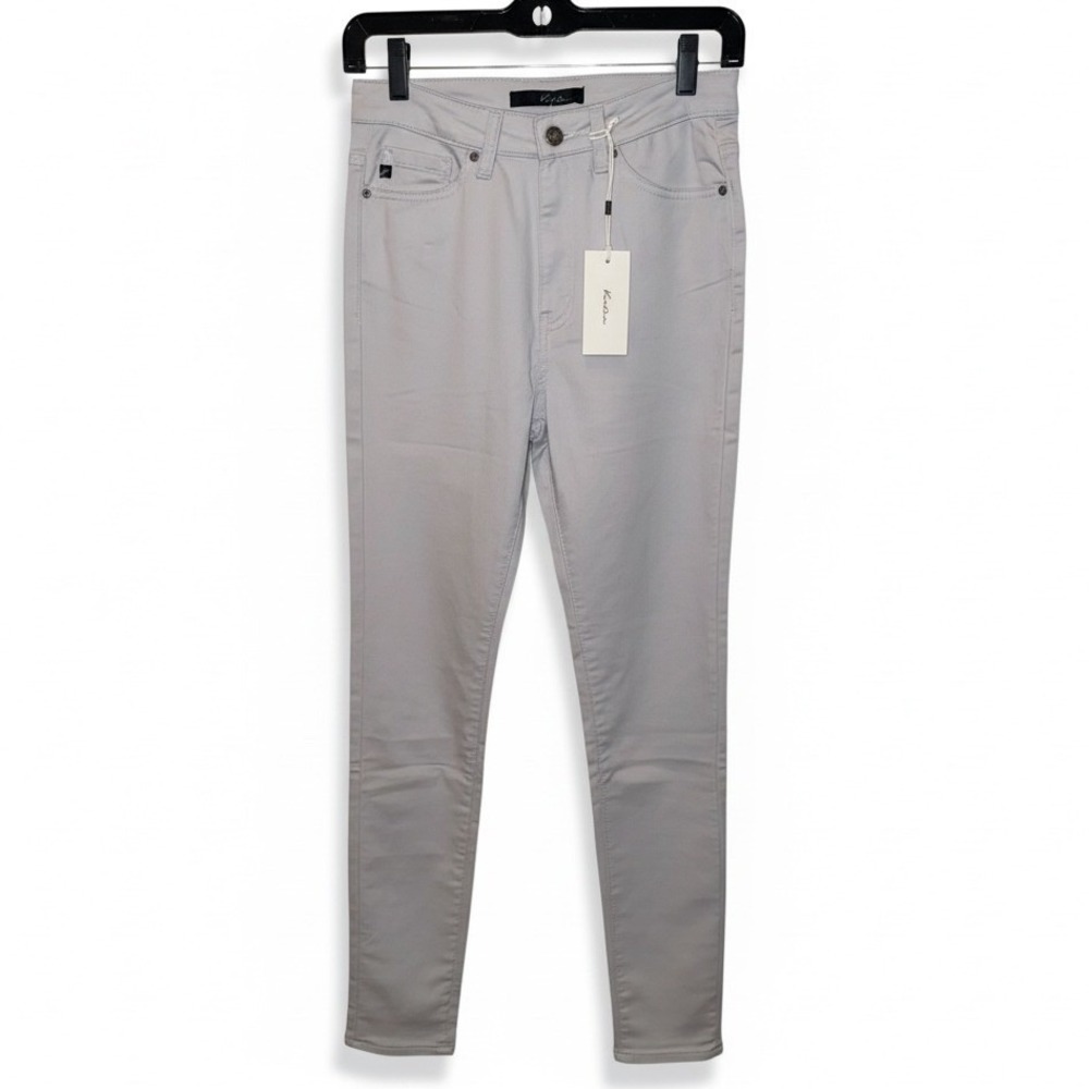 KanCan Womens High Rise Skinny Jeans Light Grey KC5002VS Cut 2174 NWT SZ 3 (25")